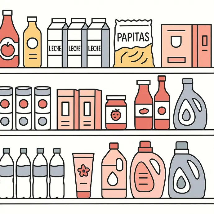 merchandising en góndol